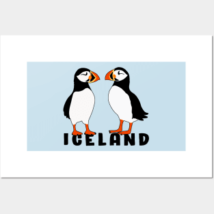 Puffin Cute Birds from Iceland Posters and Art